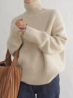Ciaran Women's Sweater – Gentle Wool Turtleneck, Refined Style for a Chic Winter Look