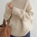 Torvald Women's Oversized Cashmere Turtleneck Sweater – Gentle, Insulating & Sophisticated