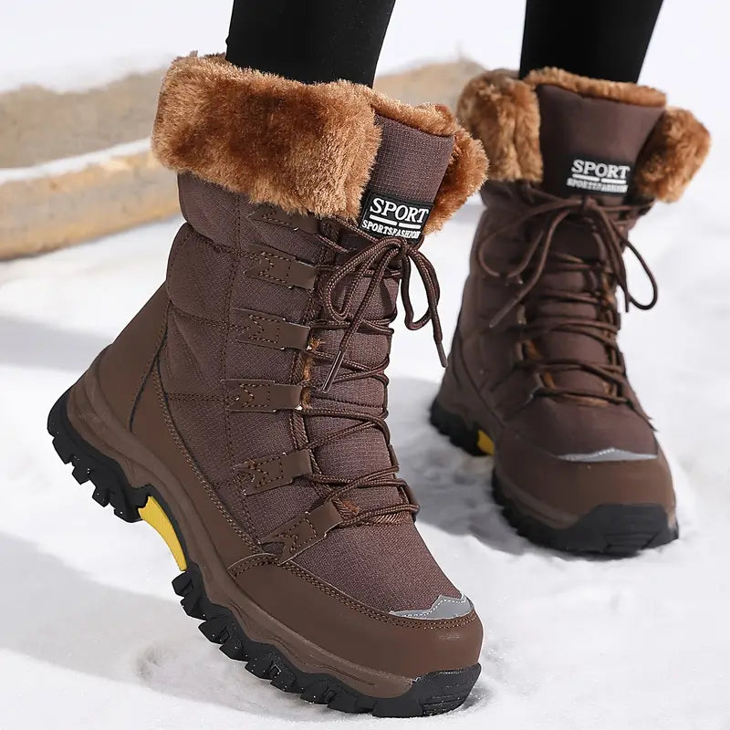 Xoana Women's Winter Boots – Insulating, Waterproof with Faux Fur Lining