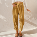 Esteban Women's Corduroy Pants – Cozy High-Rise Waist & Wide Legs for a Relaxed Look