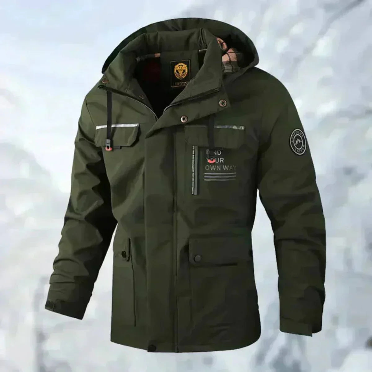 Godric Men's Jacket – Cozy Waterproof & Windbreaker Jacket for Fall/Winter