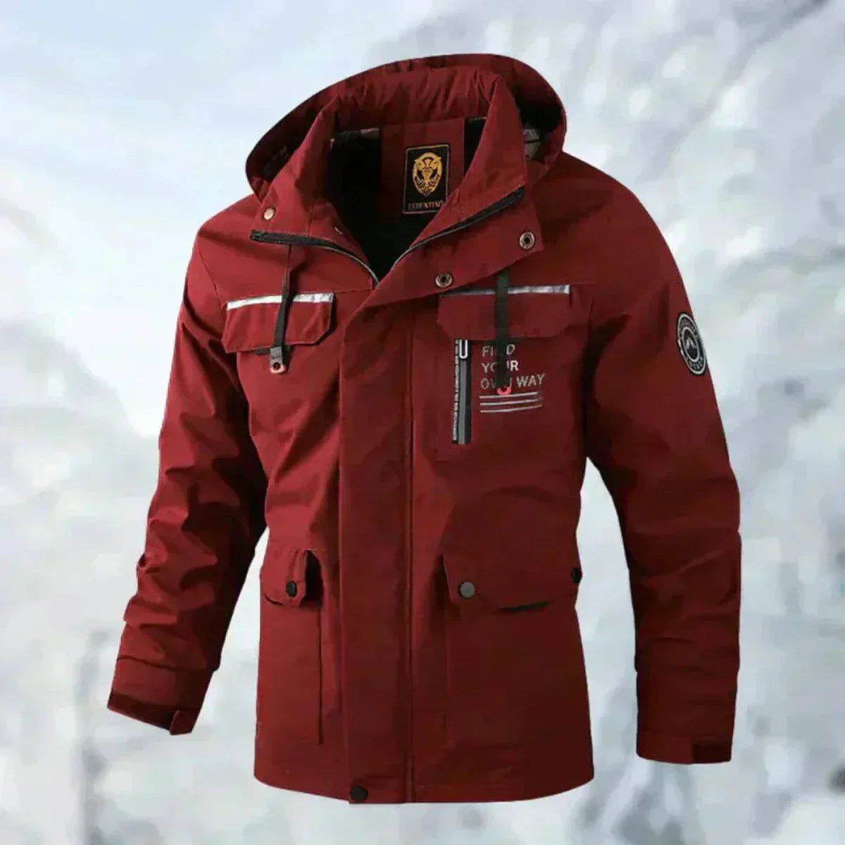 Godric Men's Jacket – Cozy Waterproof & Windbreaker Jacket for Fall/Winter