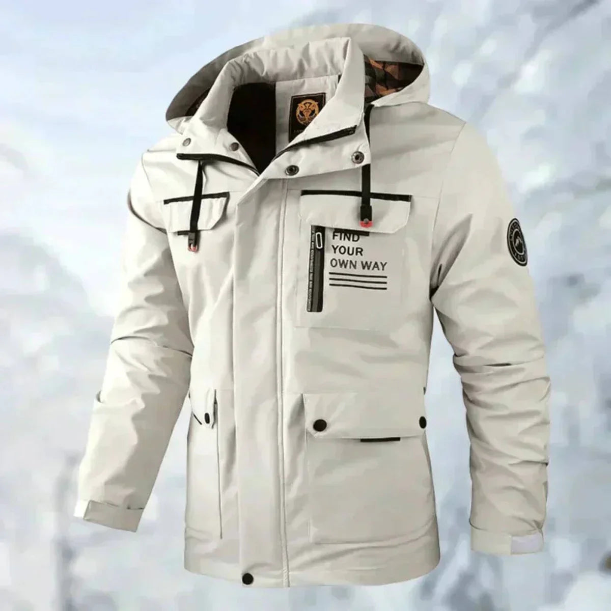 Godric Men's Jacket – Cozy Waterproof & Windbreaker Jacket for Fall/Winter