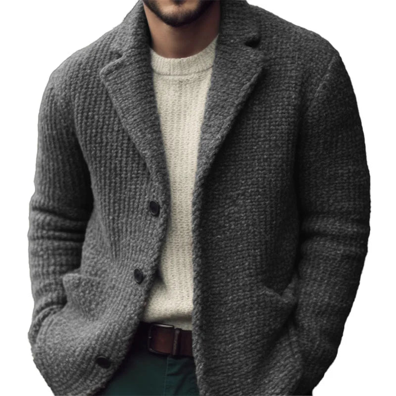 Havelock Men's Cardigan – Soft-Knit Comfort, Classic Fit & Refined Button-Up Style