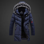 Una Men's Winter Coat – Cozy Insulation, Water-Repellent Fabric & Adjustable Hood