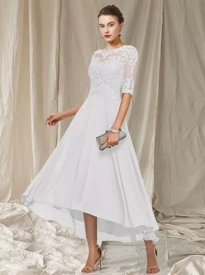 Hesper Women's Evening Gown – Refined Long Lace Dress with Flattering Fit for Festive Occasions