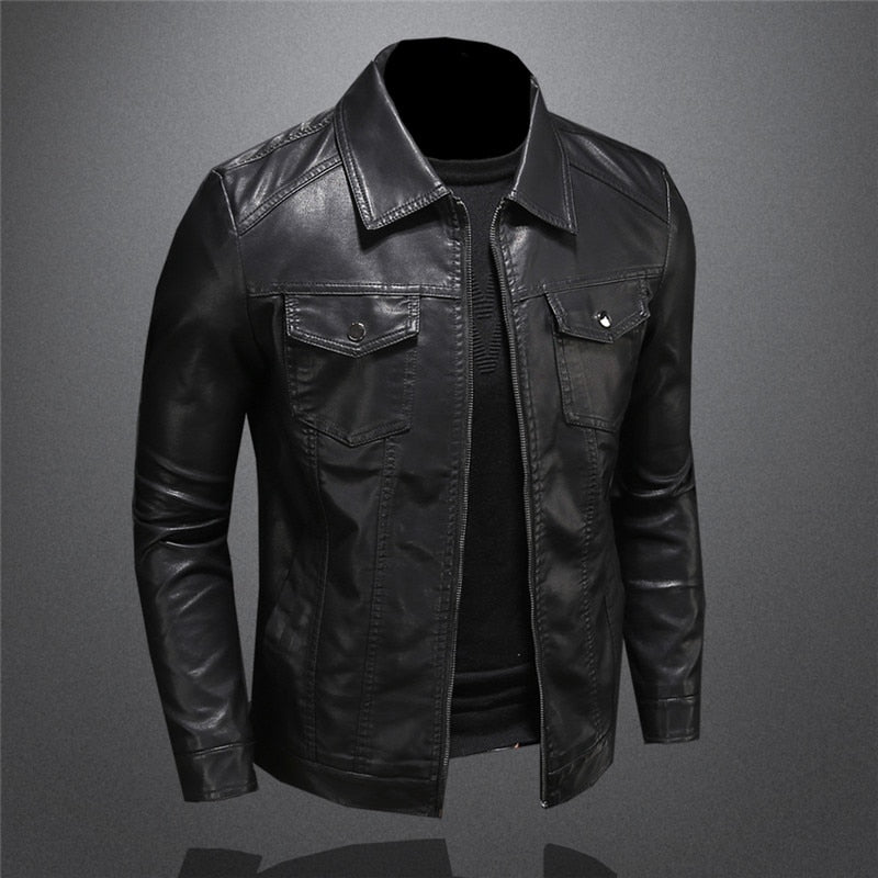 Pandora Men's Premium Leather Jacket – Timeless Style, Built to Last & Refined