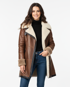 Brennus Women's Winter Coat – Refined Everyday Outerwear with Versatile Styling