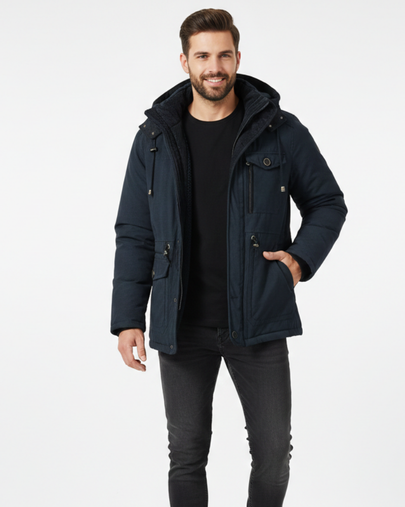 Wystanne Waterproof Winter Jacket – Cozy Breathable Coat with Fleece Lining & Hood
