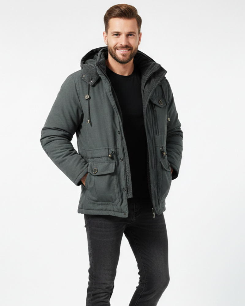 Wystanne Waterproof Winter Jacket – Cozy Breathable Coat with Fleece Lining & Hood