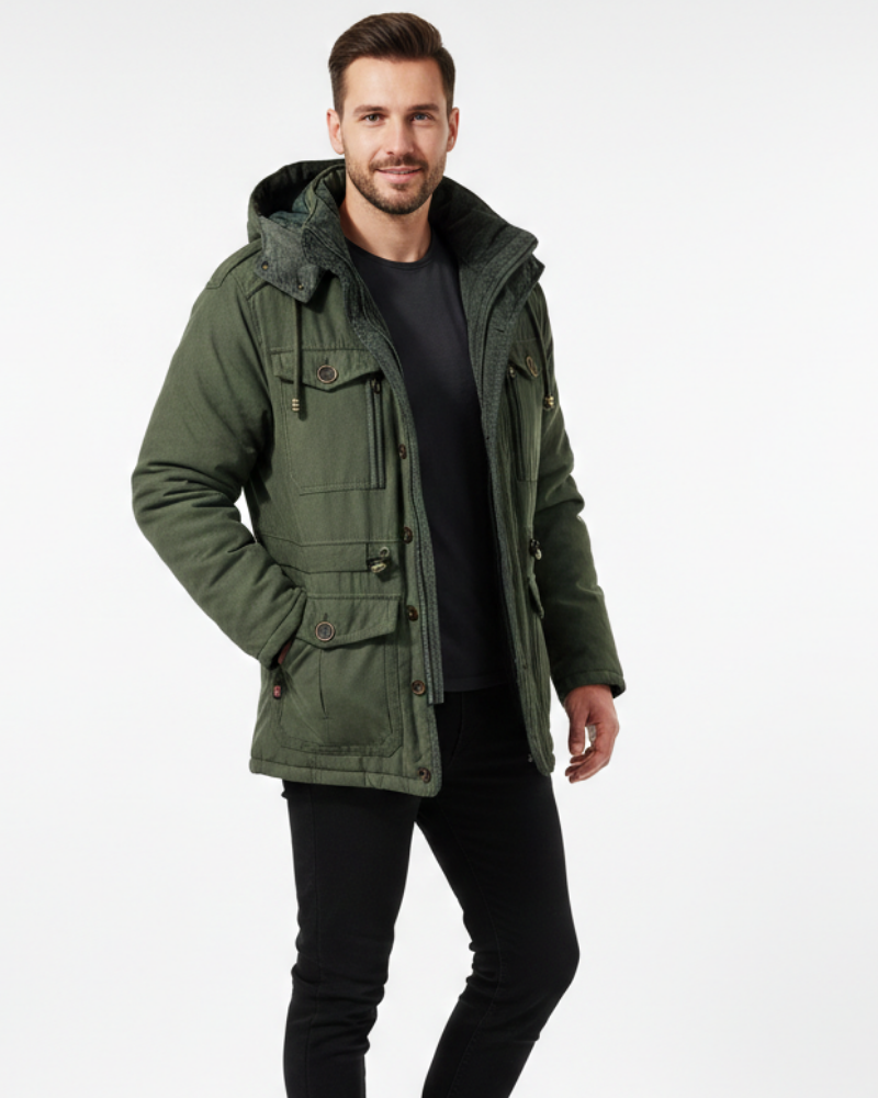 Wystanne Waterproof Winter Jacket – Cozy Breathable Coat with Fleece Lining & Hood