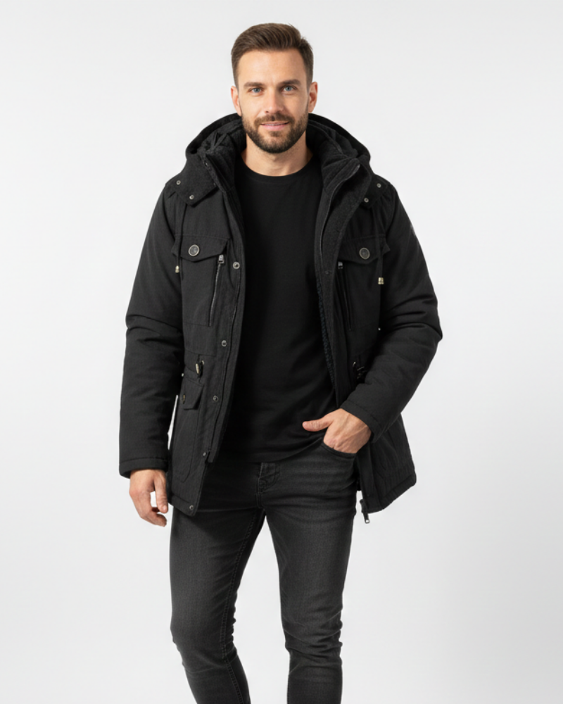 Wystanne Waterproof Winter Jacket – Cozy Breathable Coat with Fleece Lining & Hood