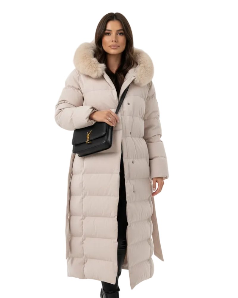 Rasmus Long Coat for Women – Insulating Water-Repellent Winter Jacket with Hood & Refined Cut