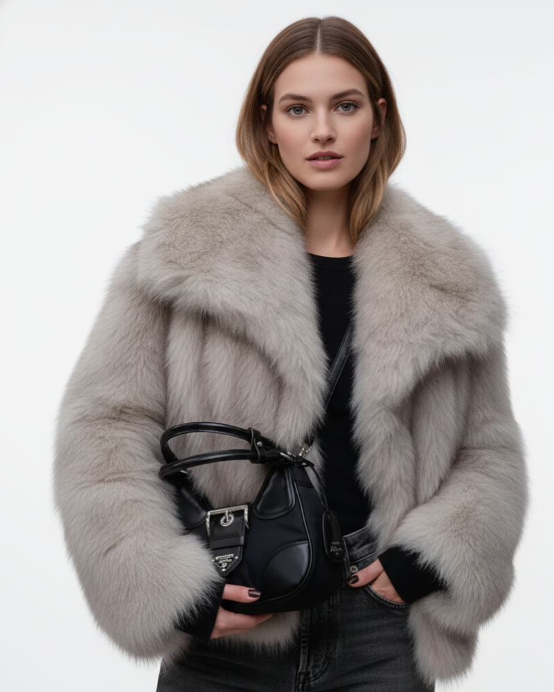 Quendolyn Faux-Fur Coat for Women – Gentle & Insulating Winter Jacket with Relaxed, Sophisticated Fit