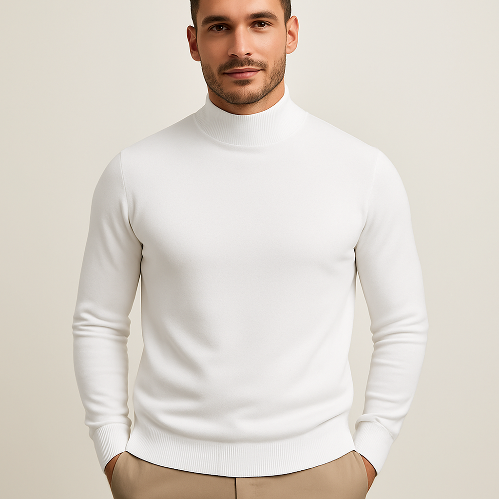 Hemlock Men's Turtleneck Sweater – Premium Soft-Knit Fabric in a Sleek, Contemporary Style