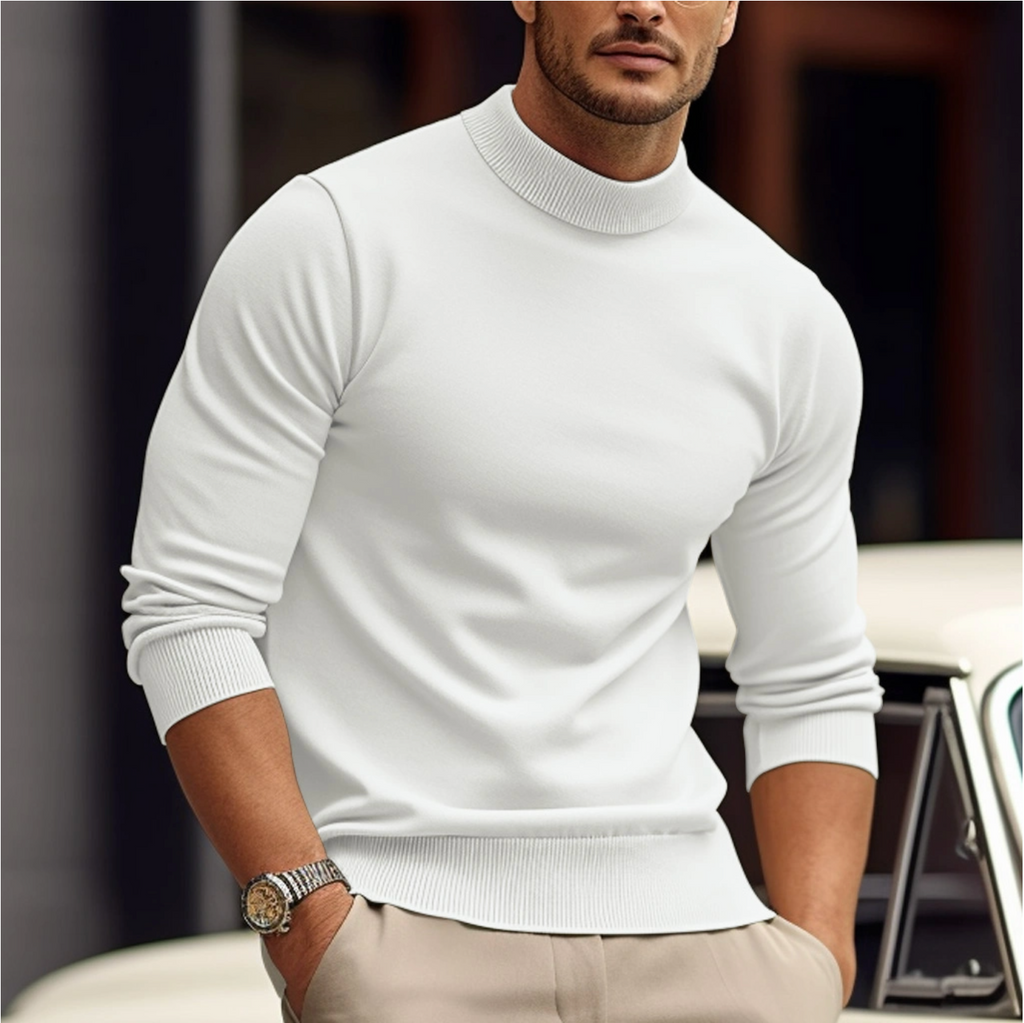Hemlock Men's Turtleneck Sweater – Premium Soft-Knit Fabric in a Sleek, Contemporary Style