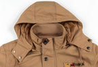 Theodric Men's Military Jacket – Waterproof Coat with Fleece Lining & Adjustable Waist