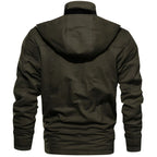 Theodric Men's Military Jacket – Waterproof Coat with Fleece Lining & Adjustable Waist
