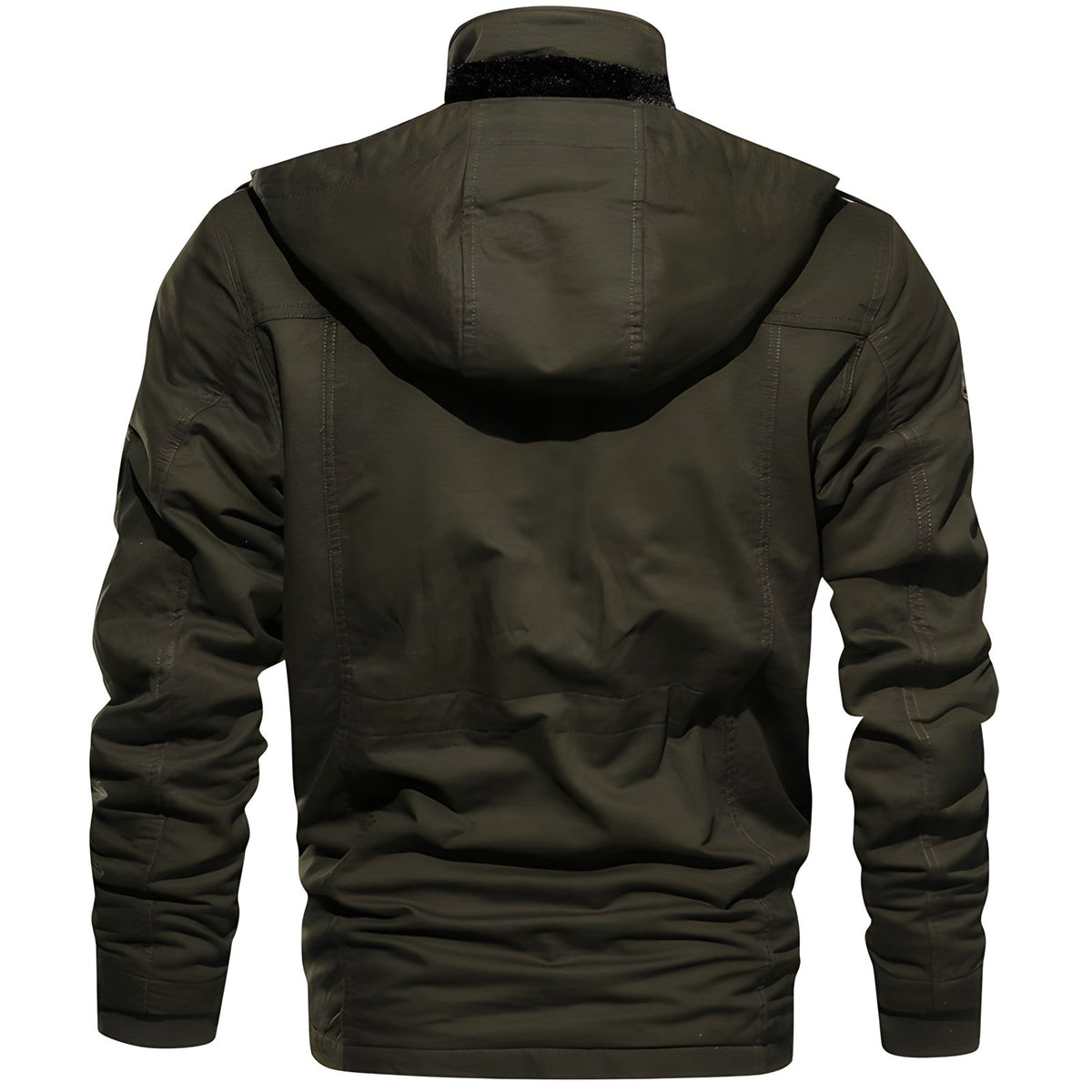 Theodric Men's Military Jacket – Waterproof Coat with Fleece Lining & Adjustable Waist