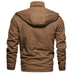 Theodric Men's Military Jacket – Waterproof Coat with Fleece Lining & Adjustable Waist