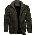 Theodric Men's Military Jacket – Waterproof Coat with Fleece Lining & Adjustable Waist