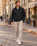 Corvin Men's Waterproof Softshell Jacket – Fleece-Lined Interior, 4-Way Stretch & 4 Handy Pockets