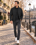 Alessio Men's Waterproof Softshell Jacket – Fleece-Lined Interior, 7 Handy Pockets & Drawcord Hem