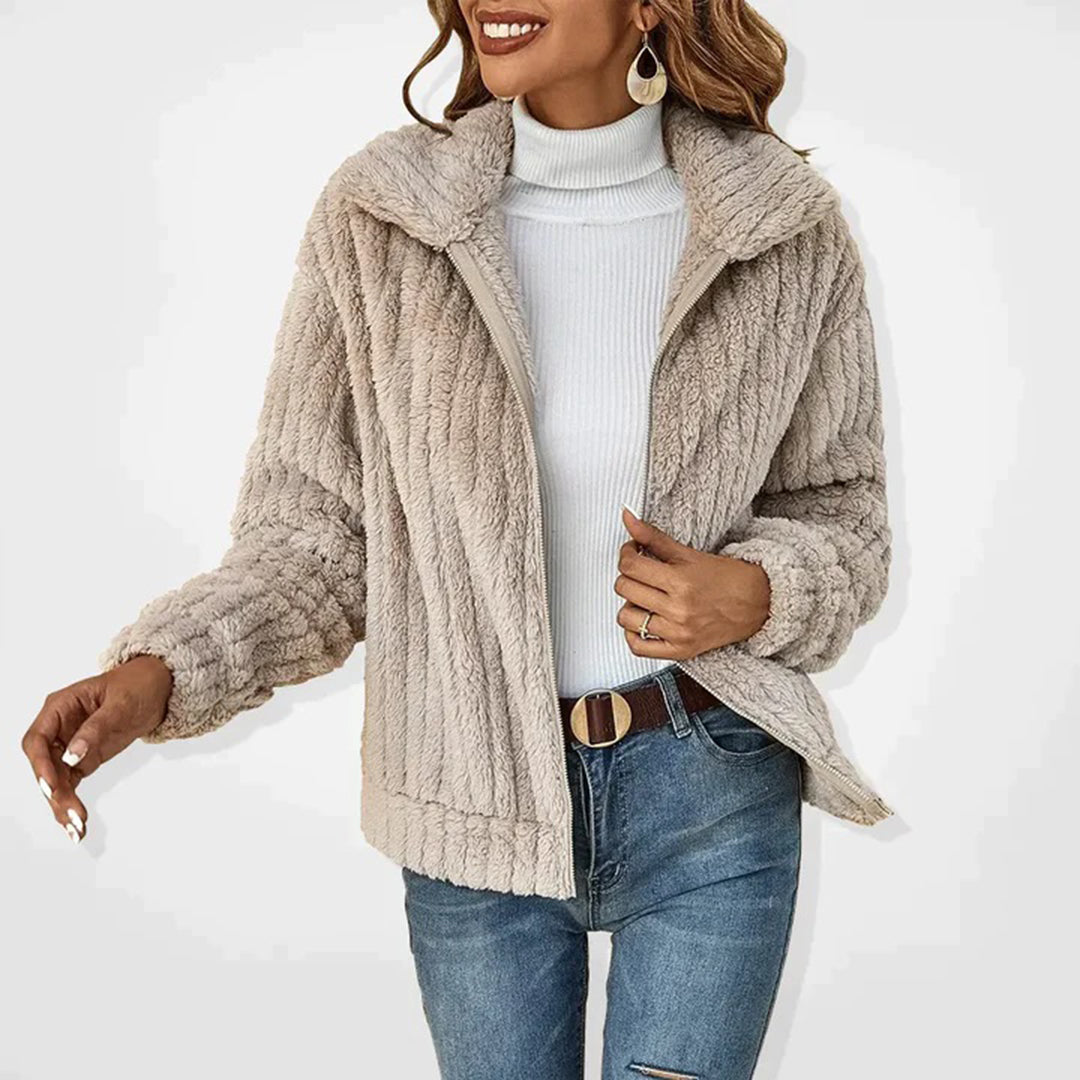 Vivienne Long Fleece Vest for Women – Cozy, Refined with Zip-Up Front and Convenient Handy Pockets