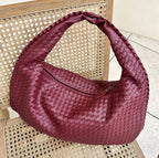 Ulf Braided Handbag for Women – Chic Vegan-Leather Design with Spacious Interior and Zip Fastening