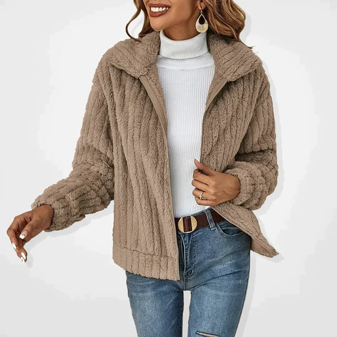 Vivienne Long Fleece Vest for Women – Cozy, Refined with Zip-Up Front and Convenient Handy Pockets