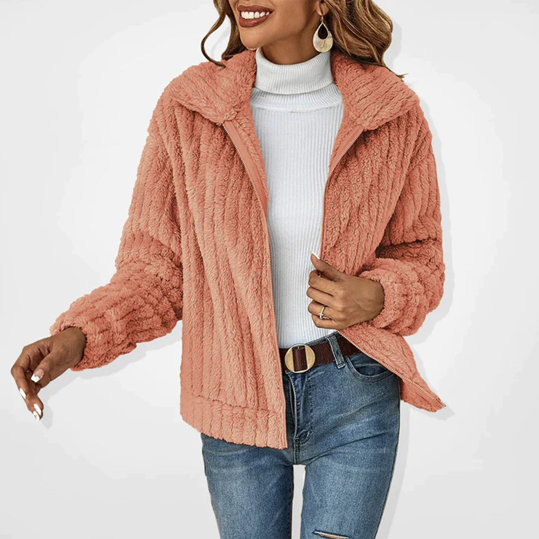 Vivienne Long Fleece Vest for Women – Cozy, Refined with Zip-Up Front and Convenient Handy Pockets