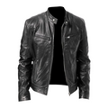 Kaspar Men's Leather Jacket – Sleek & Long-Lasting Bomber with a Modern, Cozy Style