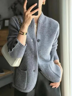 Magnhild Women's Cardigan – Plush Cashmere Button-Front Sweater with a Timeless Sophisticated Cut