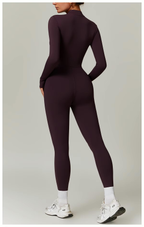 Paloma Women's Winter Onesie – Cozy Fleece-Lined Jumpsuit with Flexible Fabric and Adjustable Neckline
