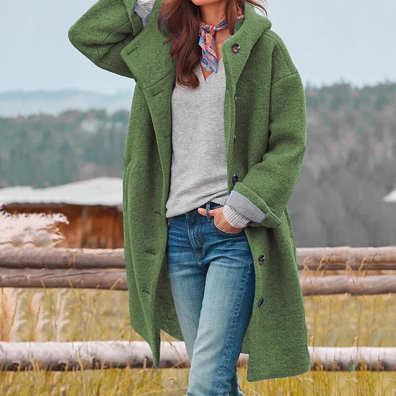 Zelie Winter Coat for Women – Cozy Jacket with a Stylish Hood & Flattering Silhouette