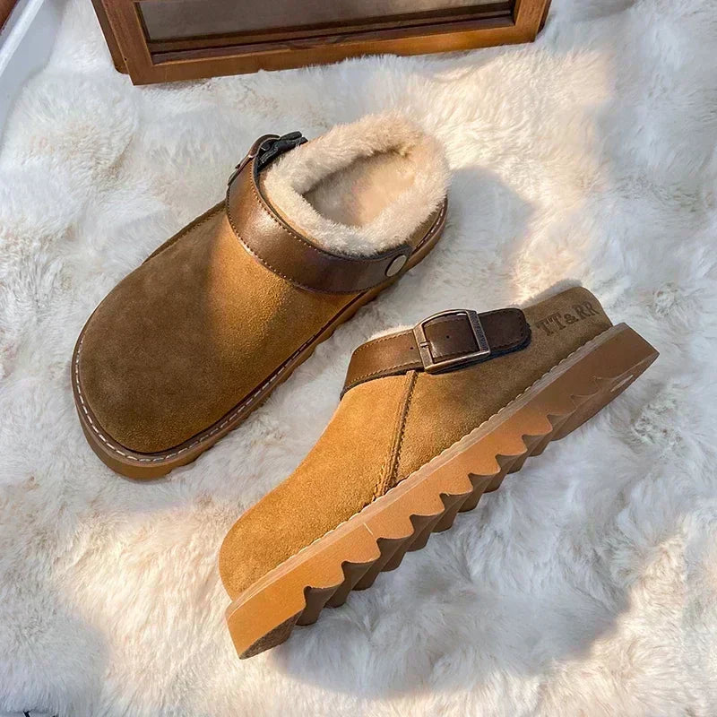 Amadea Women's Cozy Clogs – Lightweight Winter Comfort with Cozy Lining & Casual Style