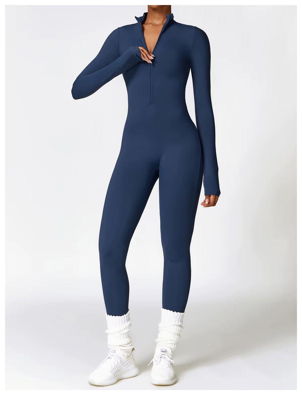 Paloma Women's Winter Onesie – Cozy Fleece-Lined Jumpsuit with Flexible Fabric and Adjustable Neckline