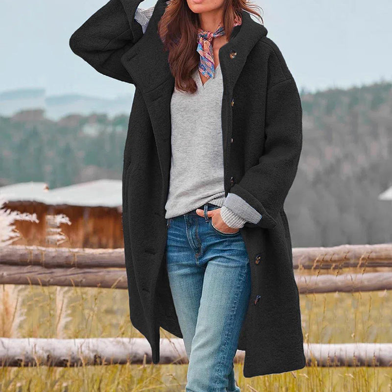 Zelie Winter Coat for Women – Cozy Jacket with a Stylish Hood & Flattering Silhouette
