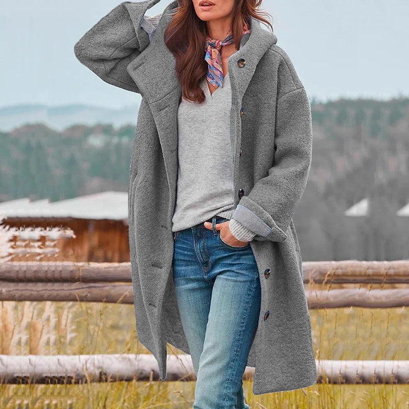 Zelie Winter Coat for Women – Cozy Jacket with a Stylish Hood & Flattering Silhouette