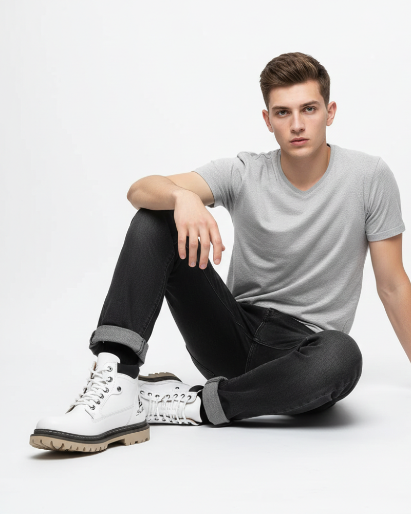 Adalgisa Men's Leather Boots – Sophisticated, All-Day Comfort with a Long-Lasting Sole