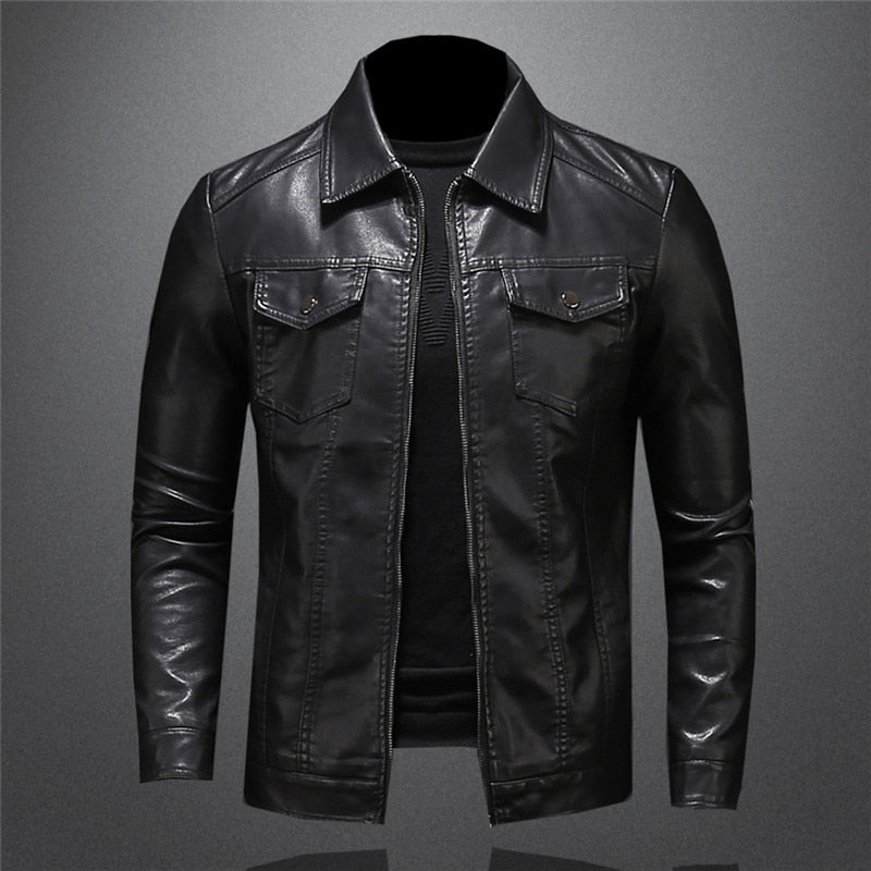 Pandora Men's Premium Leather Jacket – Timeless Style, Built to Last & Refined
