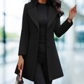Aldric Wool-Blend Coat for Women – Fitted Winter Jacket with Classic, Sophisticated Design
