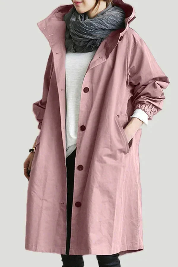 Winnifred Women's Raincoat – Urban Waterproof with Oversized Breathable Hood