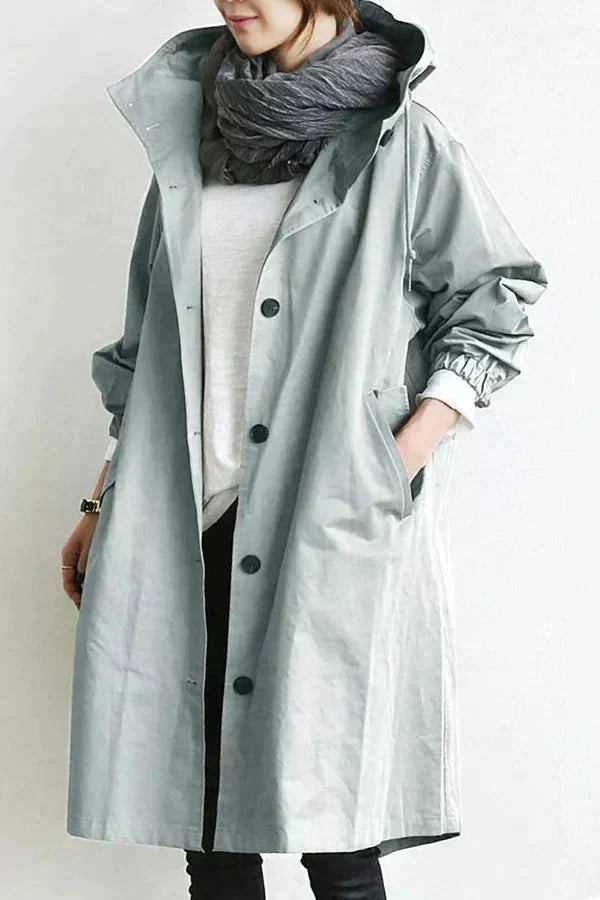 Winnifred Women's Raincoat – Urban Waterproof with Oversized Breathable Hood
