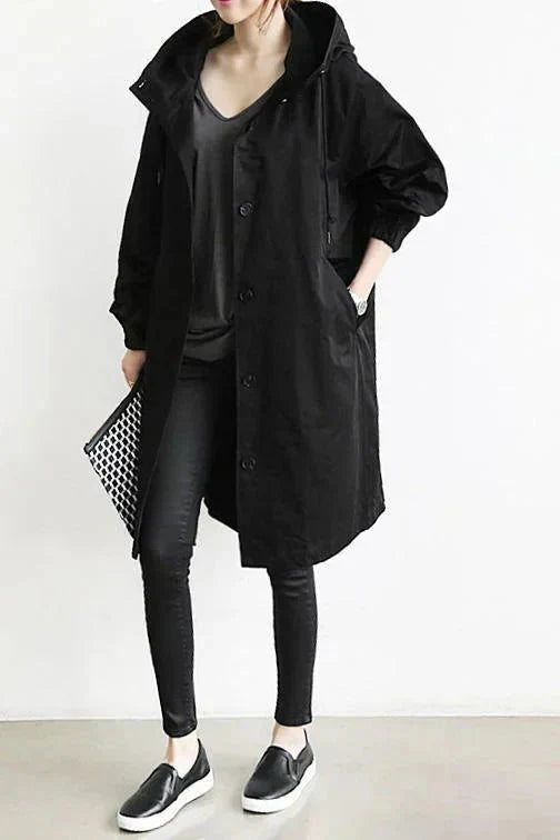 Winnifred Women's Raincoat – Urban Waterproof with Oversized Breathable Hood