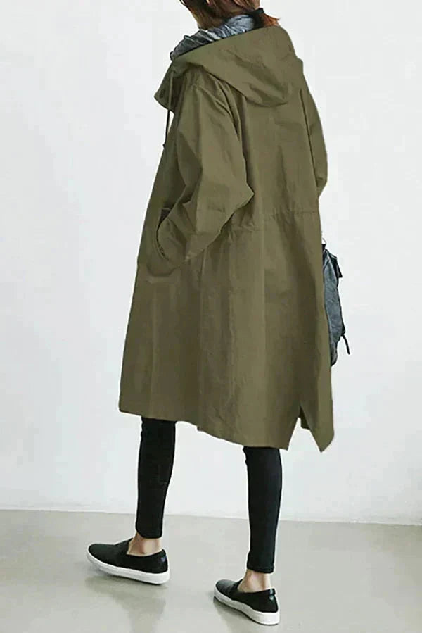 Winnifred Women's Raincoat – Urban Waterproof with Oversized Breathable Hood