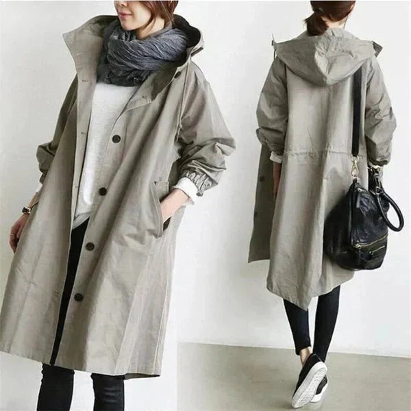 Winnifred Women's Raincoat – Urban Waterproof with Oversized Breathable Hood