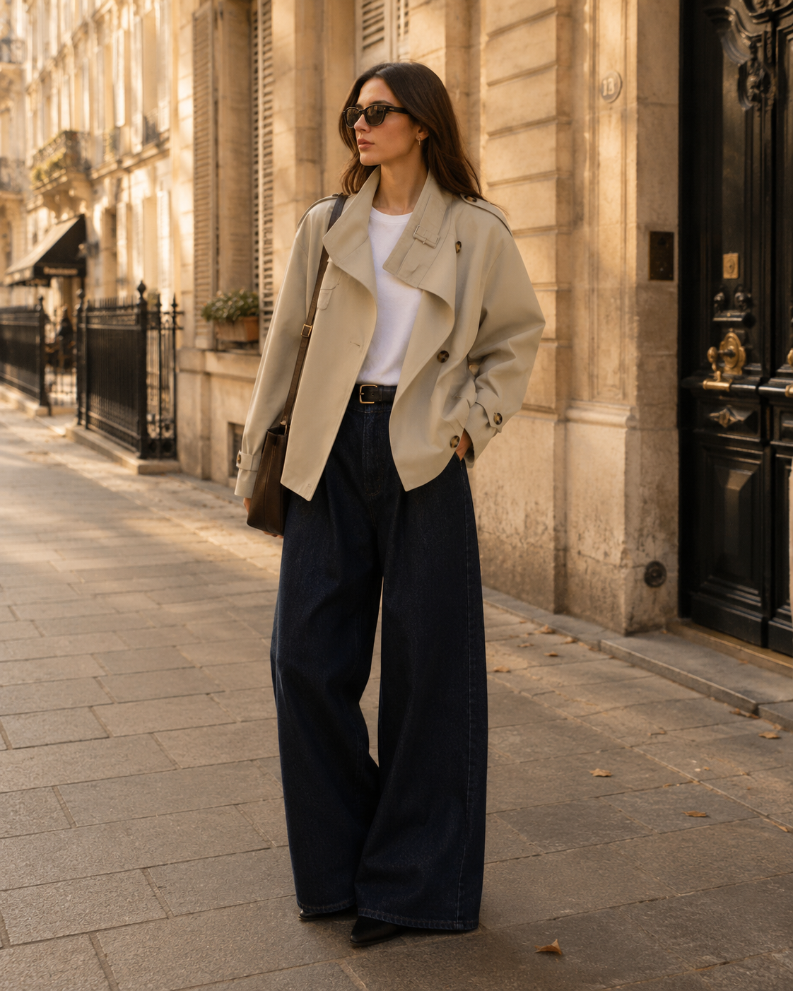 Mathilde Women's Lightweight Jacket – High Neck, Elasticated Waist & Full-Length Sleeves