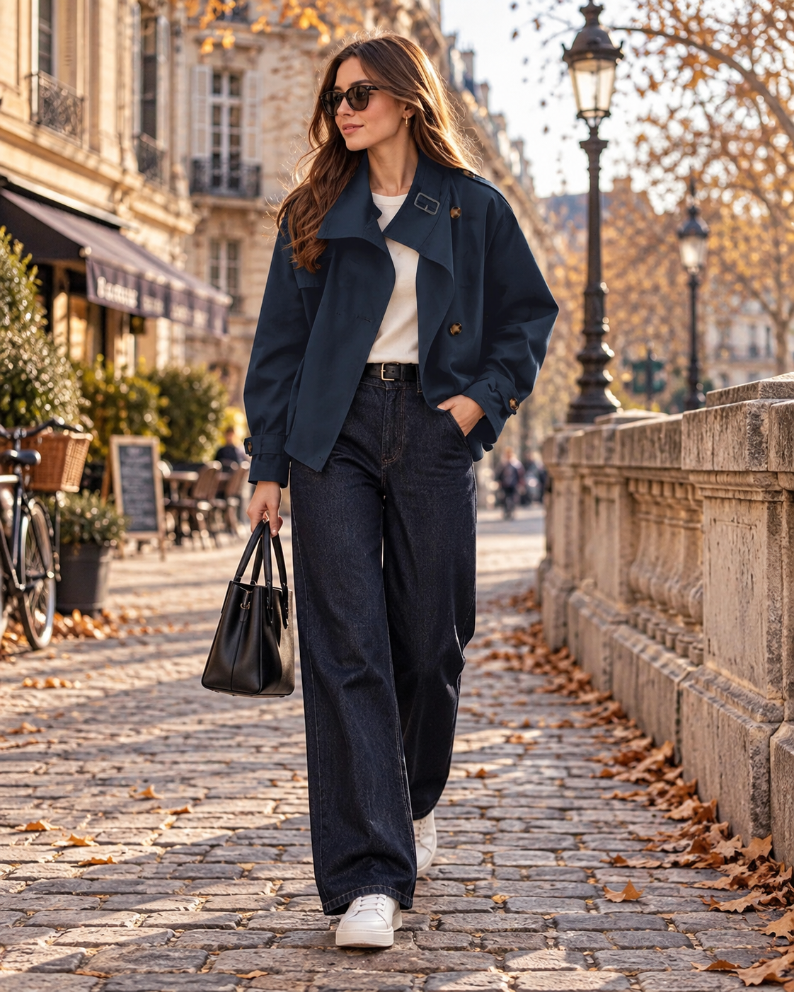 Heather Women's High-Neck Jacket – Elasticated Waist, Long Sleeves & Regular Fit