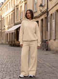 Cheryl Women's 2-Piece Lounge Set – Hoodie, Wide-Leg Trousers & Pockets
